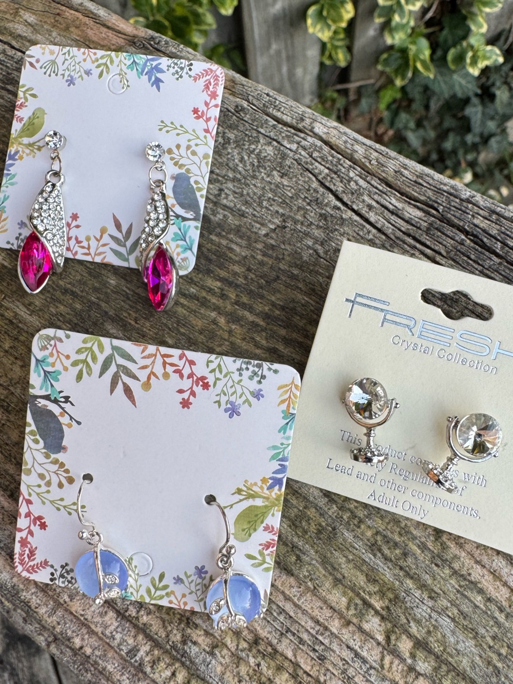 Dainty Crystal Earrings Bundle